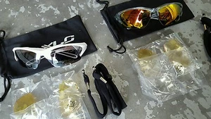 Raleigh XLC JAMAICA sunglasses (3 LENS PACK) Cycling Running Sports Sun Glasses - Picture 1 of 12