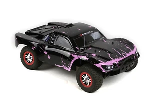 Custom Body Muddy Pink Black für ProSC10 1/10 Slash Truck Car Shell Cover 1:10 - Bild 1 von 6