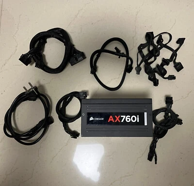 Platinum Corsair alimentation modulaire AX760i similaire AX860 ax760 ax850 750  - Photo 1/4