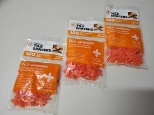 TAVY Basix Cross Tile Spacers ~ 1/4in 6mm ( 3 x 100 pieces ) - Picture 1 of 4