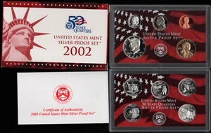 2002-S Silver Proof Set, OGP & COA - Picture 1 of 1