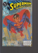 Superman The Man Of Steel #1-1991  nm-  Giant-Size Jon Bogdanove