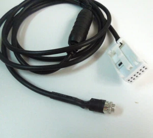 Kit de entrada de audio auxiliar hembra AUXILIAR de 3,5 mm cable adaptador para BMW E60 E63 E64 E65 - Imagen 1 de 3