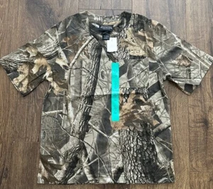 Boys Winchester Camo Tee Shirt Youth Large Vintage Realtree Hardwoods NWT - Picture 1 of 6