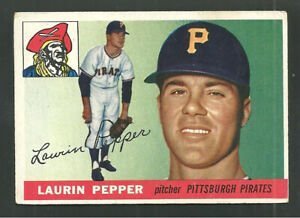 1955 Topps #147 Laurin Pepper Vintage Baseball Card MLB Pittsburgh Pirates