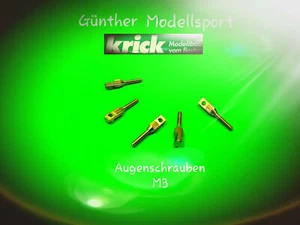 Augenschrauben M3, Ms (5 Stck), 70192 v. Krick / Günther Modellsport - Bild 1 von 2