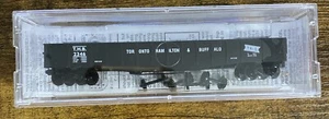 N scale Micro trains 50’ fixed end gondola  Toronto , Hamilton & Buffalo #2346 - Picture 1 of 2