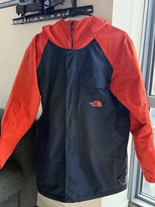 The North Face Venture Dryvent Waterproof Rain Jacket - Medium - Orange/Blue - Picture 1 of 6
