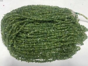Apatite Green 10str LOT UNCUT chips loose polished gemstone beads for jewelry