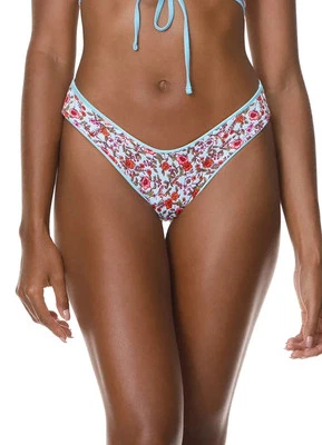 Parte inferior de bikini Maaji L45511 reversible azul nube valery doble V talla M Foto 1 de 3
