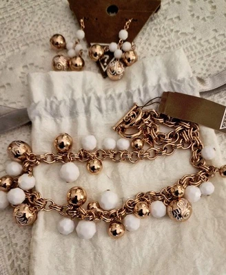 Wunderschöne Kette mit Ohrhängern goldfarben von Guess - Bild 1 von 4