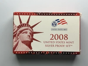 2008 United States Mint Silver Proof Set with COA - Picture 1 of 3