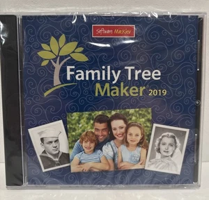 Family Tree Maker 2019 Software CD PC / Mac - Software Mackiev - NEW Sealed ! - Photo 1/4