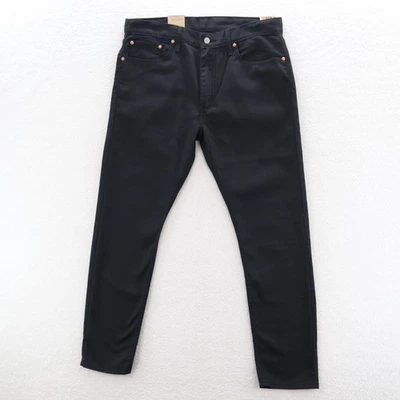 Jeans Levis para Hombres 36x32 Negro 512 Ajustado Cónico Lavado Oscuro Denim Preppy Gótico Grunge Foto 1 de 4