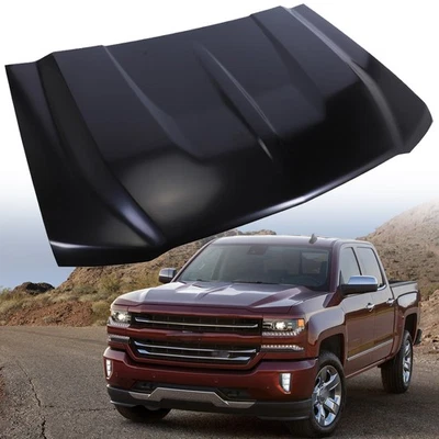 Fit 2016 2017 2018 Hood Aluminum Panel Replacement Chevrolet Silverado 1500 New Foto 1 de 4