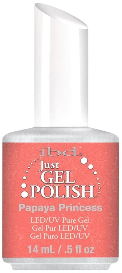 Esmalte de uñas en gel IBD Just, Papaya Princess, 0,5 onzas líquidas Foto 1 de 1