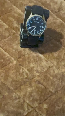 Reloj para hombre Sutton Armitron correa de cuero negro manecillas luminosas 44 mm PC 32 (3) #46 Foto 1 de 4