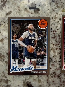 2025-26 TOPPS NBA 1980-81 INSERT CARD DALLAS MAVERICKS DANIEL GAFFORD #80BK-10 - Picture 1 of 1