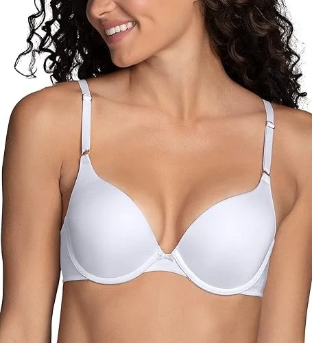 36B NUEVO Sujetador push-up Vanity Fair Ego Boost Add A Cup con aros 1101, blanco Foto 1 de 4