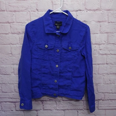 Chaqueta recortada Jones New York 100 % lino para mujer pequeña al aire libre Gorpcore utilitaria Foto 1 de 4