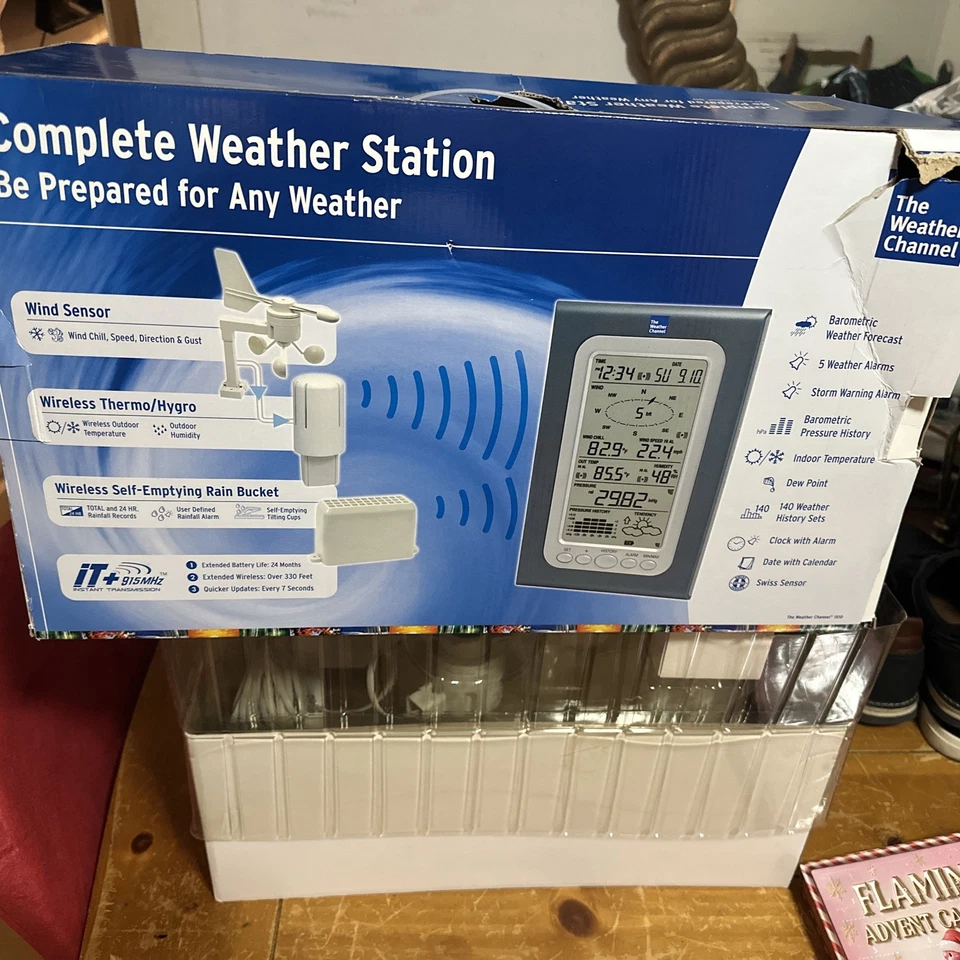The Weather Channel Complete Weather Station System New WS-1510TWC New Open Box - Image 1 of 4