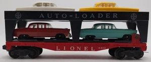 Cargador automático Lionel 6414 vintage calibre O posguerra Evans con 4 automóviles - Imagen 1 de 5