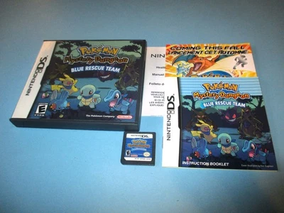 Pokemon Mystery Dungeon: Blue Rescue Team (Nintendo DS) con estuche, manual e insertos Foto 1 de 3
