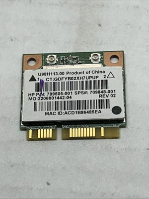 HP P/N: 709505-001 Wireless Wifi Bluetooth (Universal, HP, ASUS, Acer, Dell) - Image 1 of 3