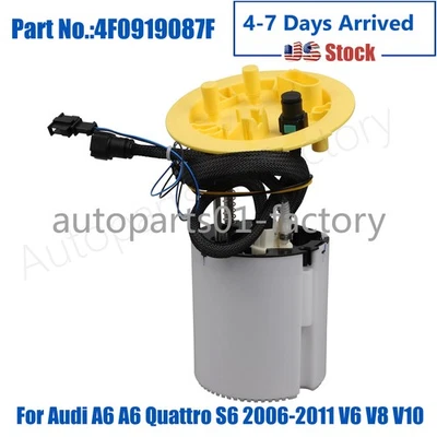 Electric Fuel Pump Assembly Fit For Audi A6 A6 Quattro S6 2006-2011 V6 V8 V10 Foto 1 de 4