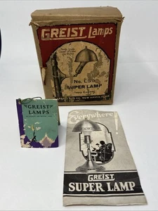 Antique The GREIST Mfg Co Desk Lamp Super Adjustable NOS NEW IN THE BOX!!! LS9 - Picture 1 of 19