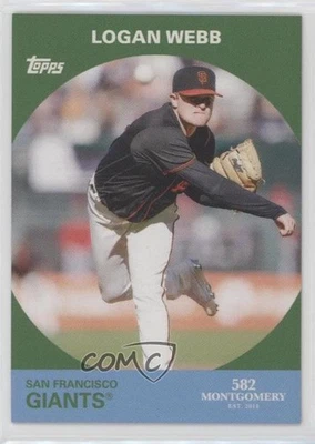 2022 Topps 582 Montgomery Club Set 5 Logan Webb #5 - Image 1 of 2