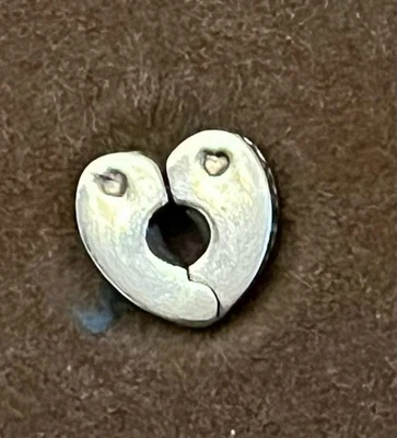 Genuine Pandora Paved Heart Clip  - Image 1 of 3