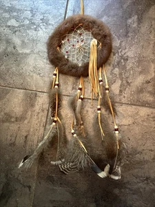 Large Dream Catchers Handmade Feather Native American Wall Hanging Decor - Picture 1 of 4