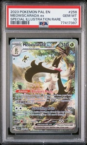 PSA 10 Meowscarada EX 256/193 Pokemon Paldea Evolved Special Illustration Rare - Bild 1 von 3