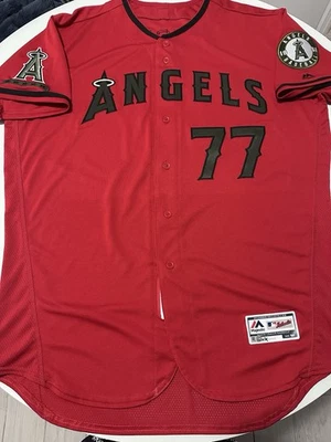 Majestic Los Angeles Angels of Anaheim Game Used Eric Hinske Jersey 48 XL - Image 1 of 4