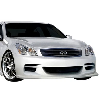 For Infiniti G35 07-08 TS-1 Style Fiberglass Front Bumper Cover Unpainted Foto 1 de 4