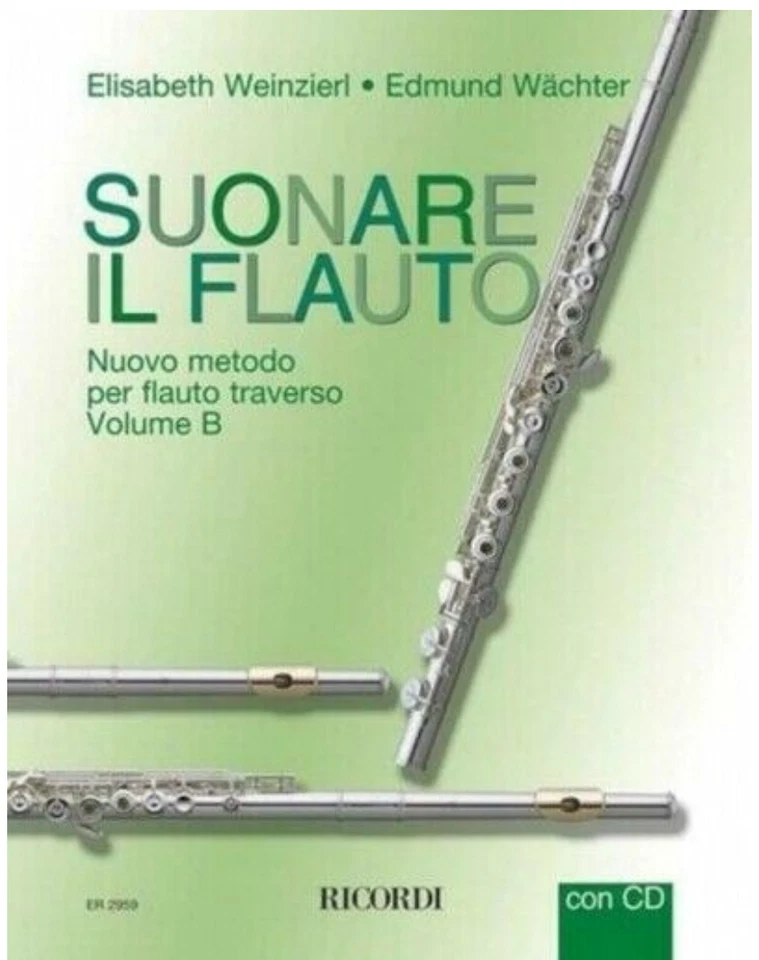 SUONARE IL FLAUTO   volume  B + CD  Elisabth Weinzierl  Edumund Wachter - Immagine 1 di 1