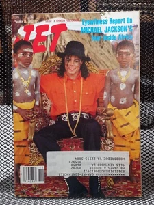 Michael Jackson AFRICA Tour Racial Black Americana JET Magazine March 16, 1992 - Picture 1 of 1