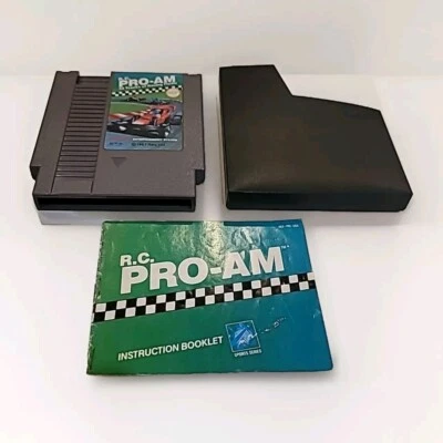 NES R.C. PRO-AM Cart, Sleeve and Booklet - Image 1 of 4