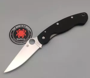 Spyderco Messer Military Plain CPM-S30V Stahl G10 Griff Linerlock Taschenmesser - Bild 1 von 8