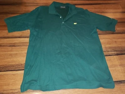 Hombre Masters Collection Verde Pima Algodón XGrande Golf Polo Años 60’s Dos Capas  Foto 1 de 4