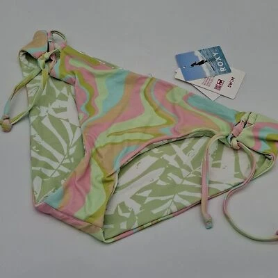 Roxy Bikini Bottom Juniors Medium Tropics Hype Hipster Reversible Ambrosia Swirl - Image 1 of 4