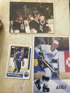 Wayne Gretzky Autographed Signed Photo With Teammate And Card