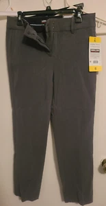 Kirkland Signature Ladies Ankle Pants Gray 27" Inseam Sz 8 NWT - Picture 1 of 4