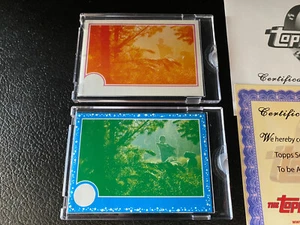 1982 Topps Vault E.T. The Extraterrestrial 2 Card Proof Set #46 In The Woods ET - Picture 1 of 3