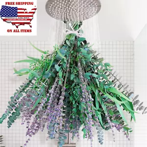 65 Pcs Mix Eucalyptus Stems & Dried Lavender Bundle for Shower 17 Natural Real.. - Picture 1 of 12