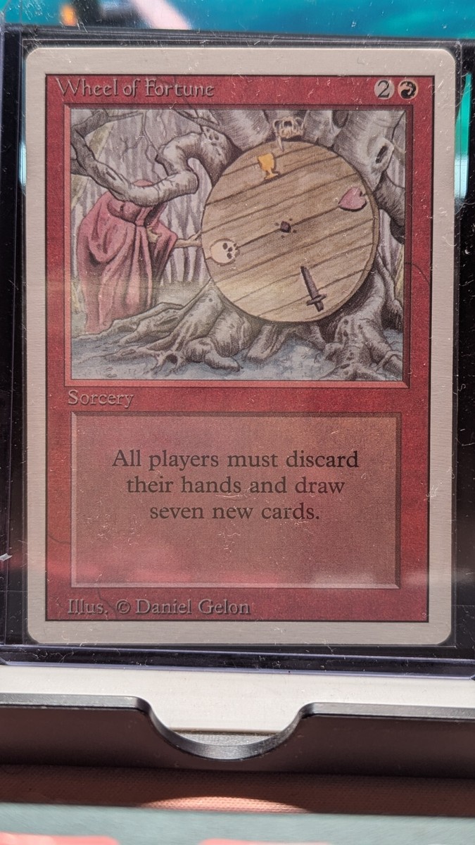 Wheel Of Fortune In Individual Magic: The Gathering Cards Wheel Of Fortune In Individual Magic: The Gathering Cards