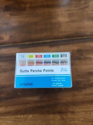 10x Gutta Percha Points Taper for Dental Root Canal Endodontic Treatment (x10) - Image 1 of 4