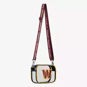 NFL Washington Commanders Stadium Team Stripe Clear Crossbody Bag by FOCO - Bild 1 von 2