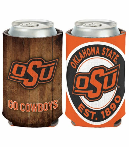 Oklahoma State Cowboys OSU Can Cooler Koozie Two Sided Cover